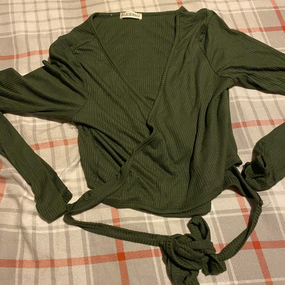 Ootdfash chloe top in olive